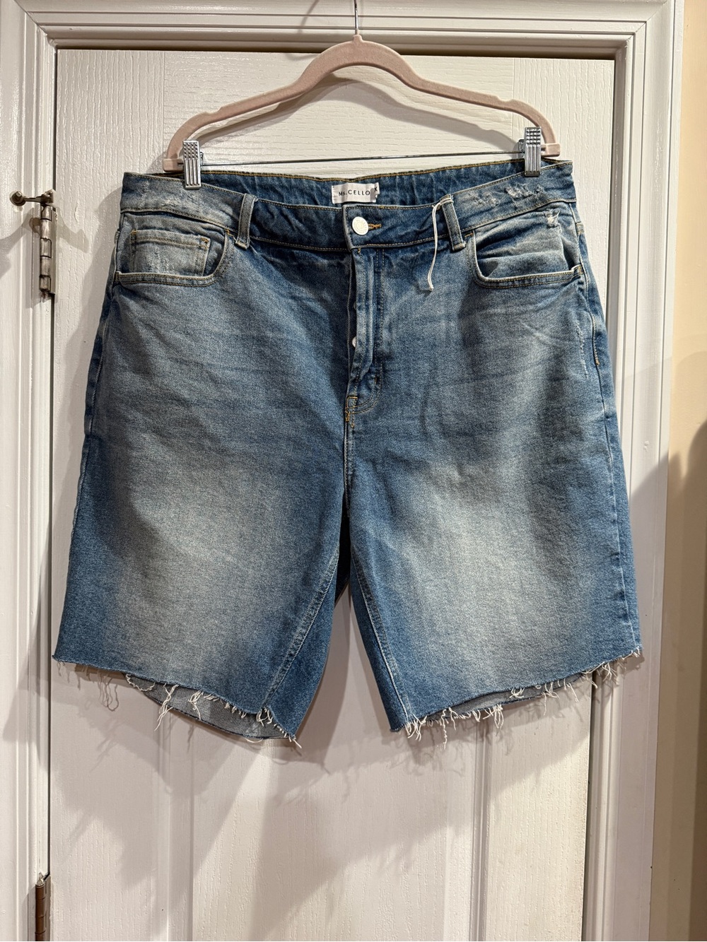 Cello Blue Denim Jeans with Contrast Stitching